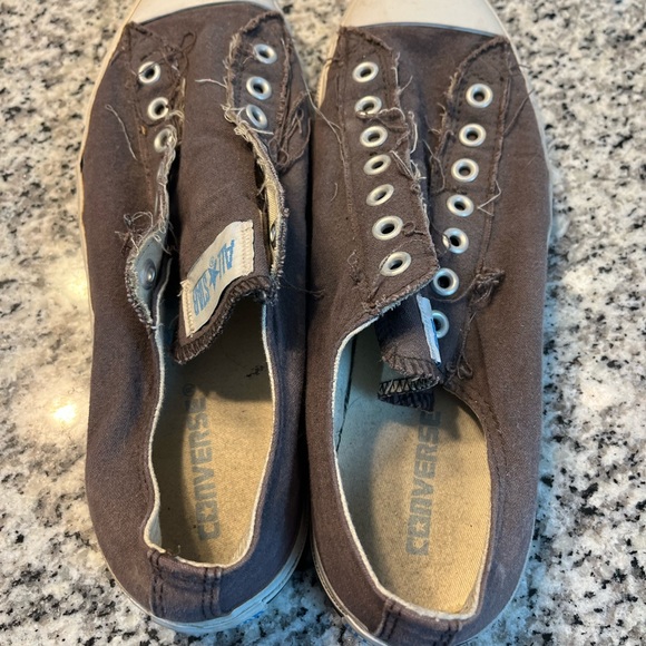 COPY - Brown Converse slip on - Picture 2 of 3